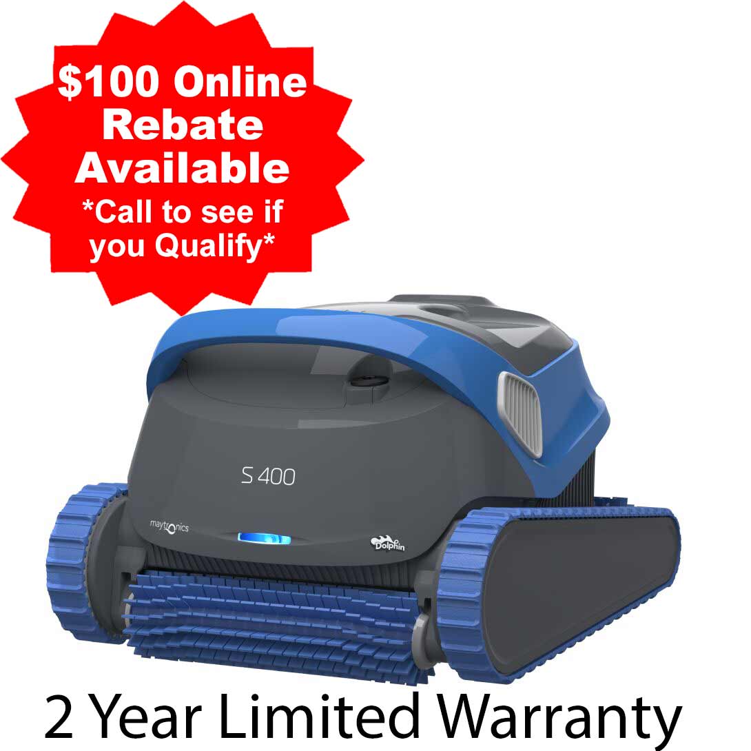 Maytronics Dolphin S400 Robotic Pool Cleaner Robotic Pool Cleaner Maytronics