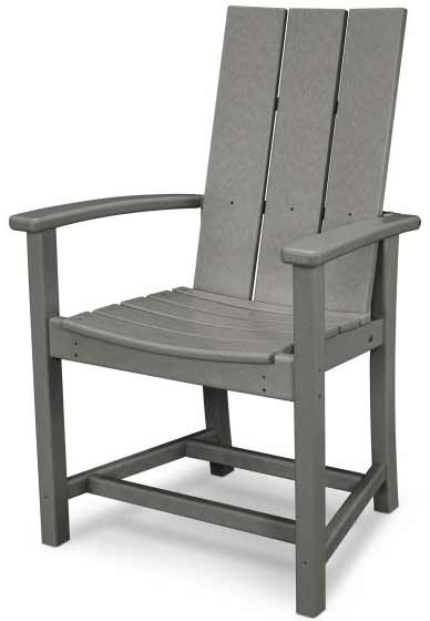POLYWOOD® Modern Adirondack Dining Chair - MLD200 Chair POLYWOOD®