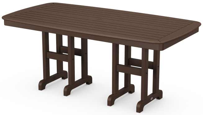 POLYWOOD® Nautical 37&quot; x 72&quot; Dining Table - NCT3772