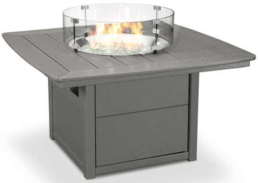 POLYWOOD® Nautical 42&quot; Fire Pit Table - CTF42N