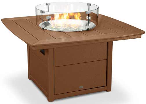 POLYWOOD® Nautical 42&quot; Fire Pit Table - CTF42N