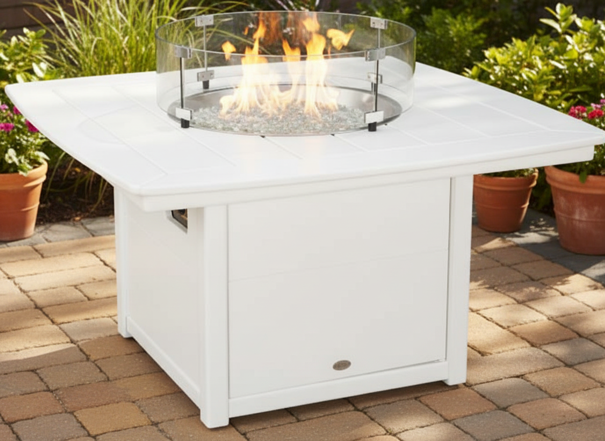 POLYWOOD® Nautical 42" Fire Pit Table - CTF42N