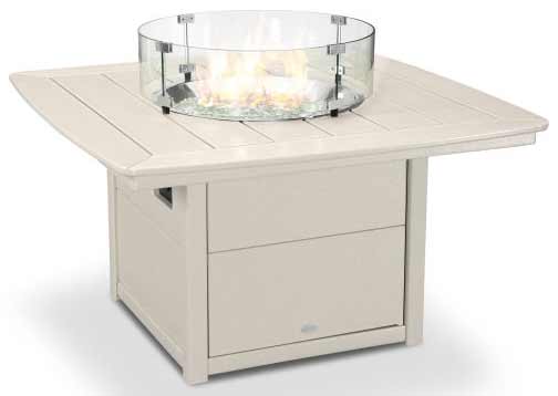 POLYWOOD® Nautical 42&quot; Fire Pit Table - CTF42N