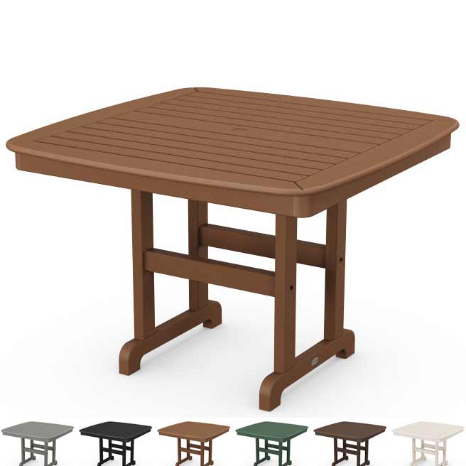 POLYWOOD® Nautical 44&quot; Dining Table - NCT44