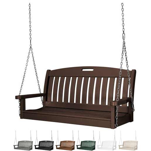 POLYWOOD® Nautical 48" Swing - NS48 Benches POLYWOOD®