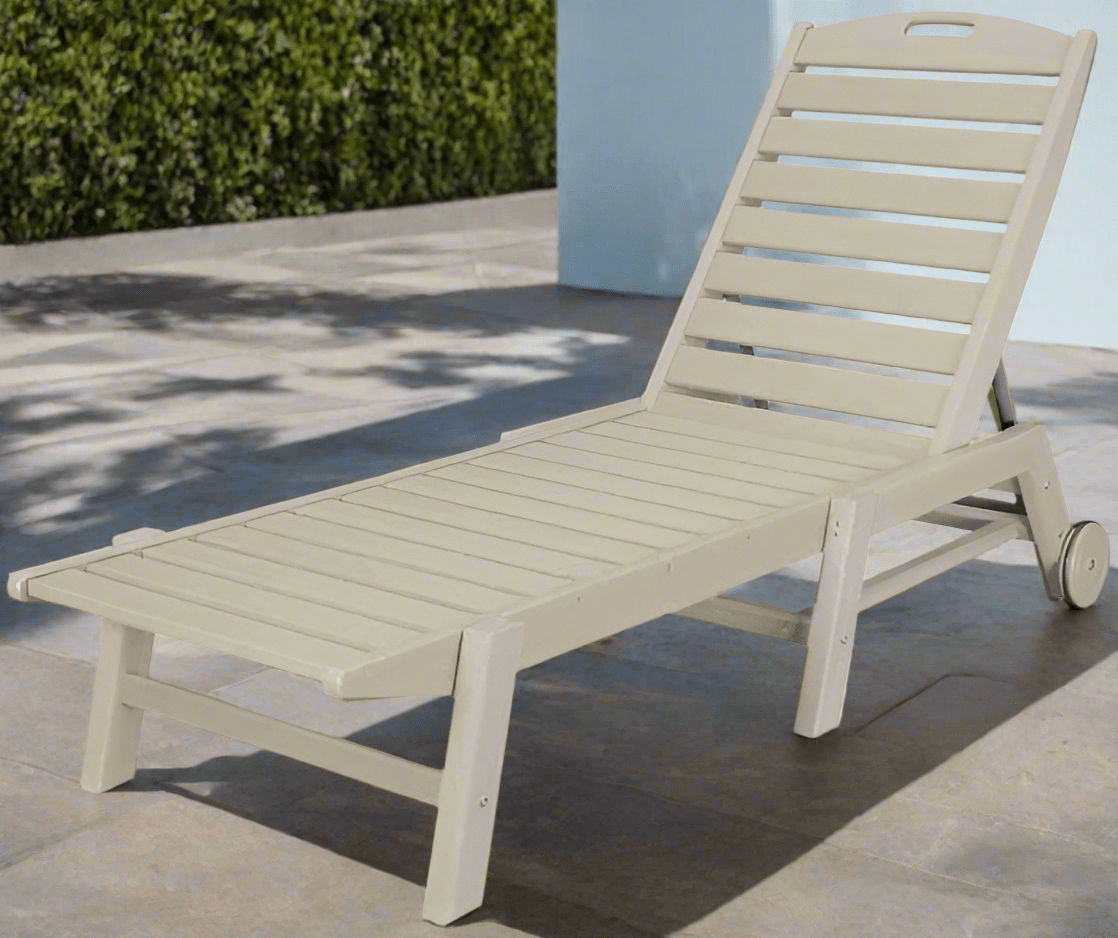 POLYWOOD® Nautical Chaise with Arms - NCC2280