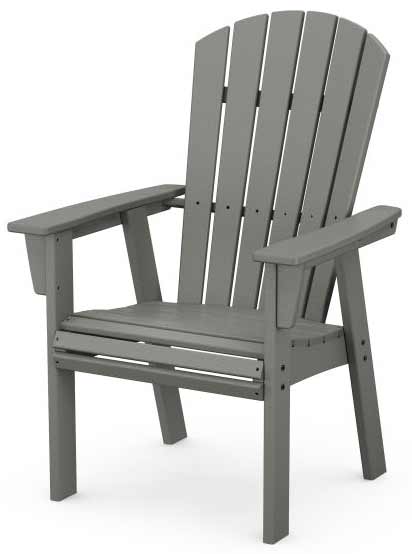 POLYWOOD® Nautical Curveback Adirondack Dining Chair - ADD610