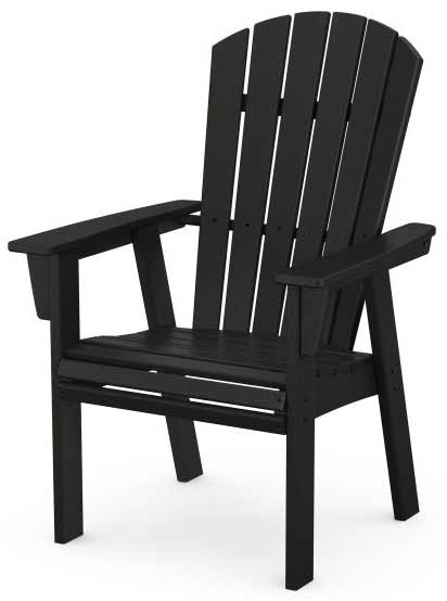 POLYWOOD® Nautical Curveback Adirondack Dining Chair - ADD610