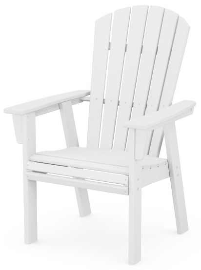 POLYWOOD® Nautical Curveback Adirondack Dining Chair - ADD610