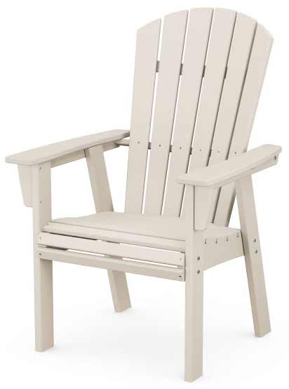 POLYWOOD® Nautical Curveback Adirondack Dining Chair - ADD610