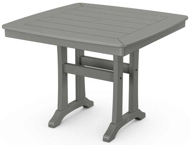 POLYWOOD® Nautical Trestle 37&quot; Dining Table - PL81-T2L1