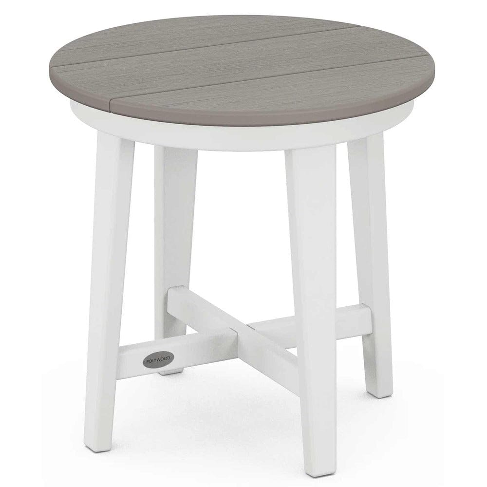 OLYWOOD® Newport 19" Round End Table - Select Accents - CTR19 End Table POLYWOOD®