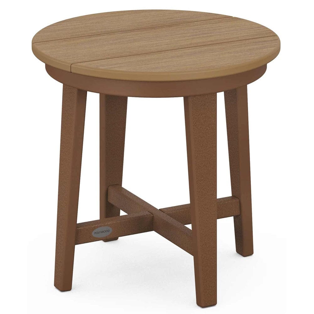 OLYWOOD® Newport 19" Round End Table - Select Accents - CTR19 End Table POLYWOOD®