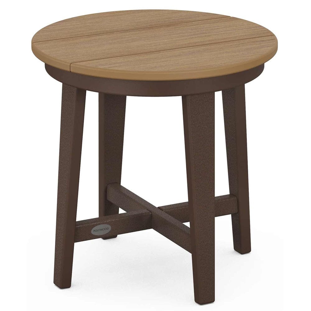OLYWOOD® Newport 19" Round End Table - Select Accents - CTR19 End Table POLYWOOD®