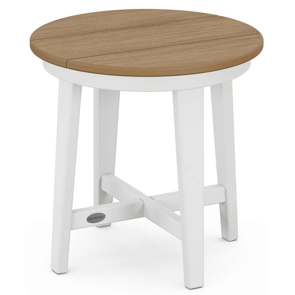 OLYWOOD® Newport 19" Round End Table - Select Accents - CTR19 End Table POLYWOOD®