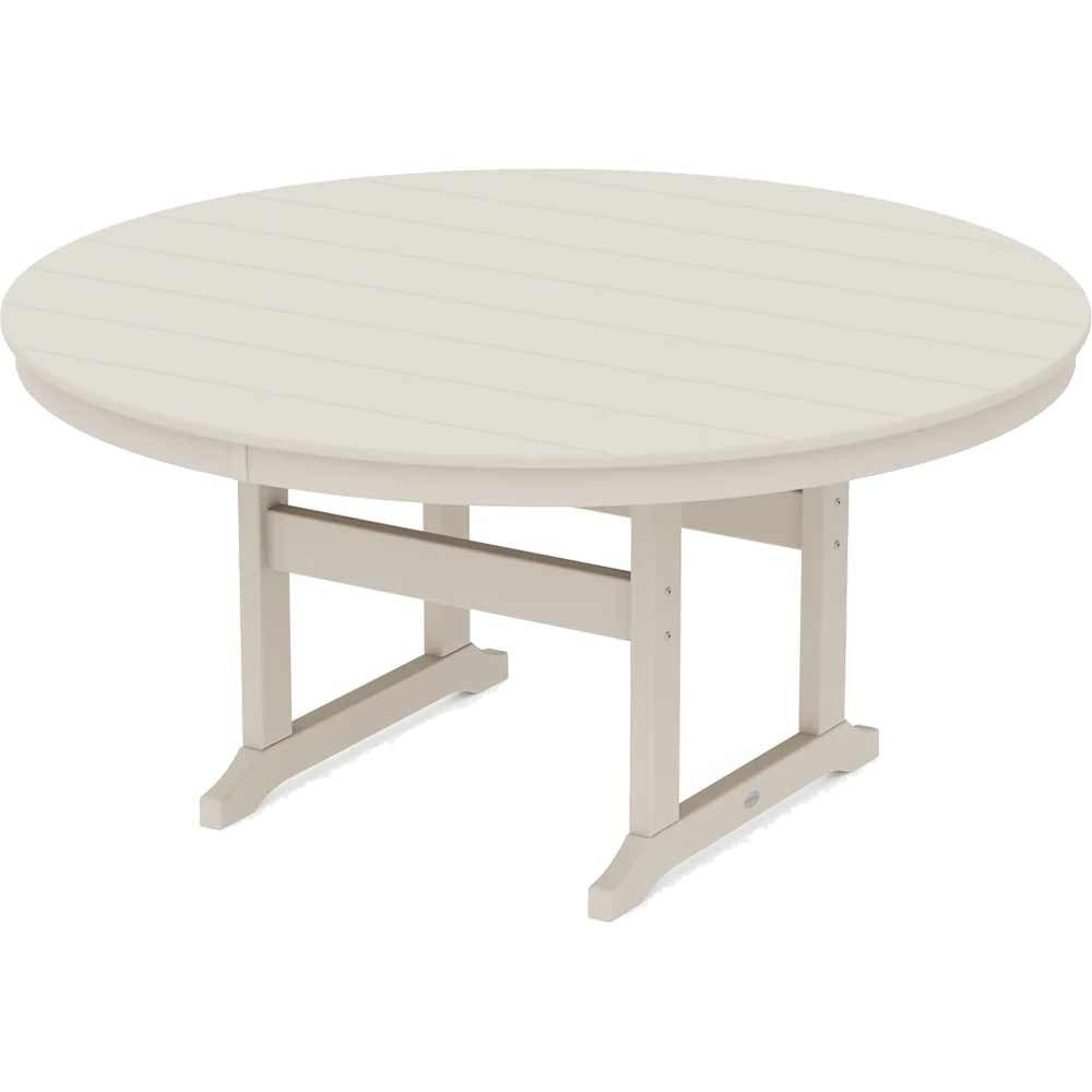 POLYWOOD® 60" Round Farmhouse Dining Table - RT260-L5 Table POLYWOOD®