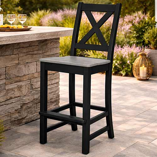 POLYWOOD® Braxton Bar Side Chair - Select Accents - TGD182