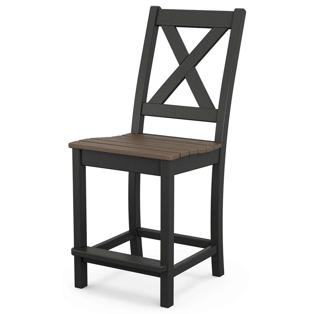 POLYWOOD® Braxton Counter Side Chair - Select Accents - TGD181 chairs POLYWOOD®