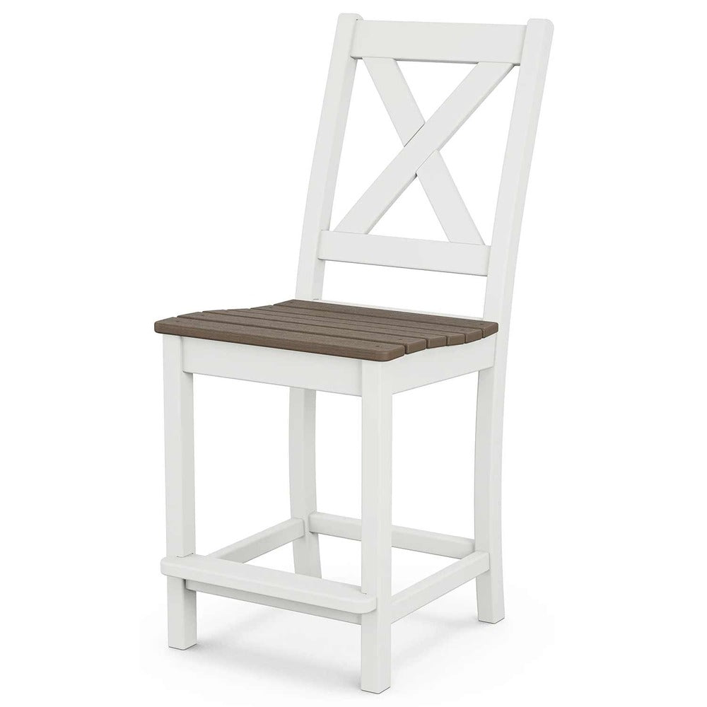 POLYWOOD® Braxton Counter Side Chair - Select Accents - TGD181 chairs POLYWOOD®