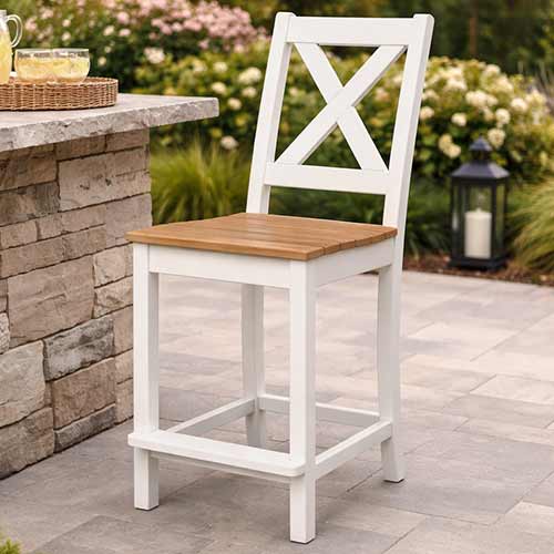 POLYWOOD® Braxton Counter Side Chair - Select Accents - TGD181