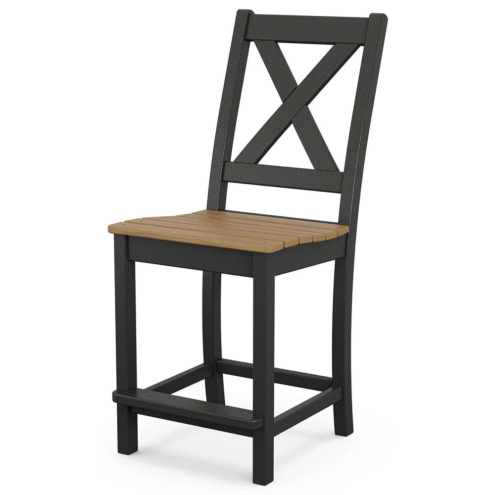 POLYWOOD® Braxton Counter Side Chair - Select Accents - TGD181 chairs POLYWOOD®