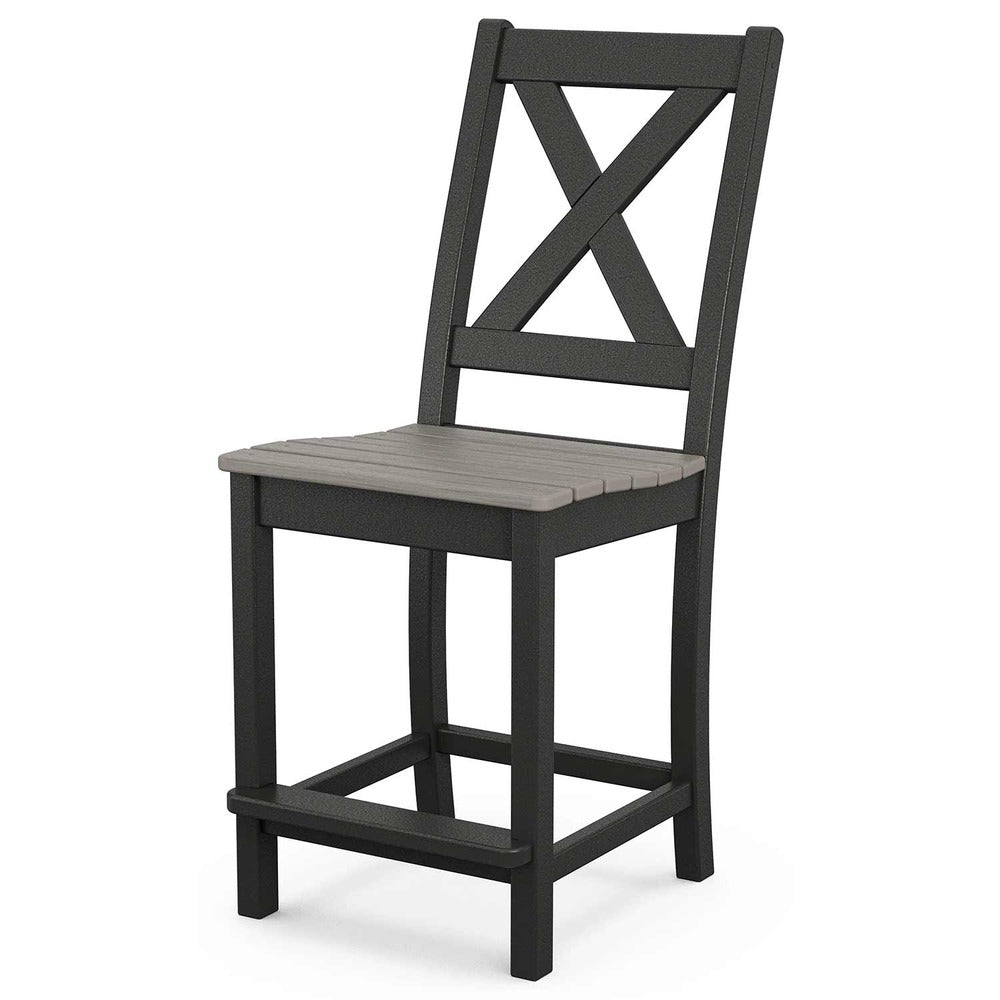 POLYWOOD® Braxton Counter Side Chair - Select Accents - TGD181 chairs POLYWOOD®
