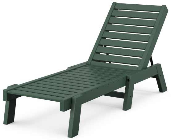 POLYWOOD® Captain Chaise - CH7826-1 Chaise POLYWOOD®