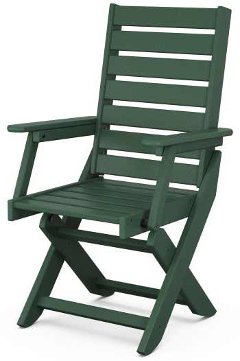 POLYWOOD® Captain Folding Dining Chair - CC4423-1 Chair POLYWOOD®