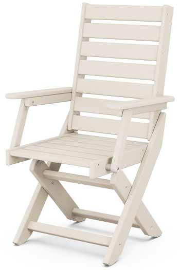 POLYWOOD® Captain Folding Dining Chair - CC4423-1 Chair POLYWOOD®