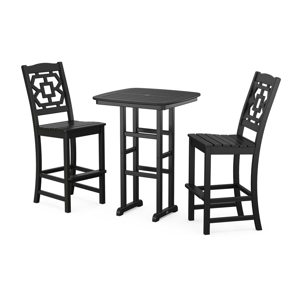 POLYWOOD® Chinoiserie 3-Piece Bar Set - PWS1619-1 Dining Set POLYWOOD®