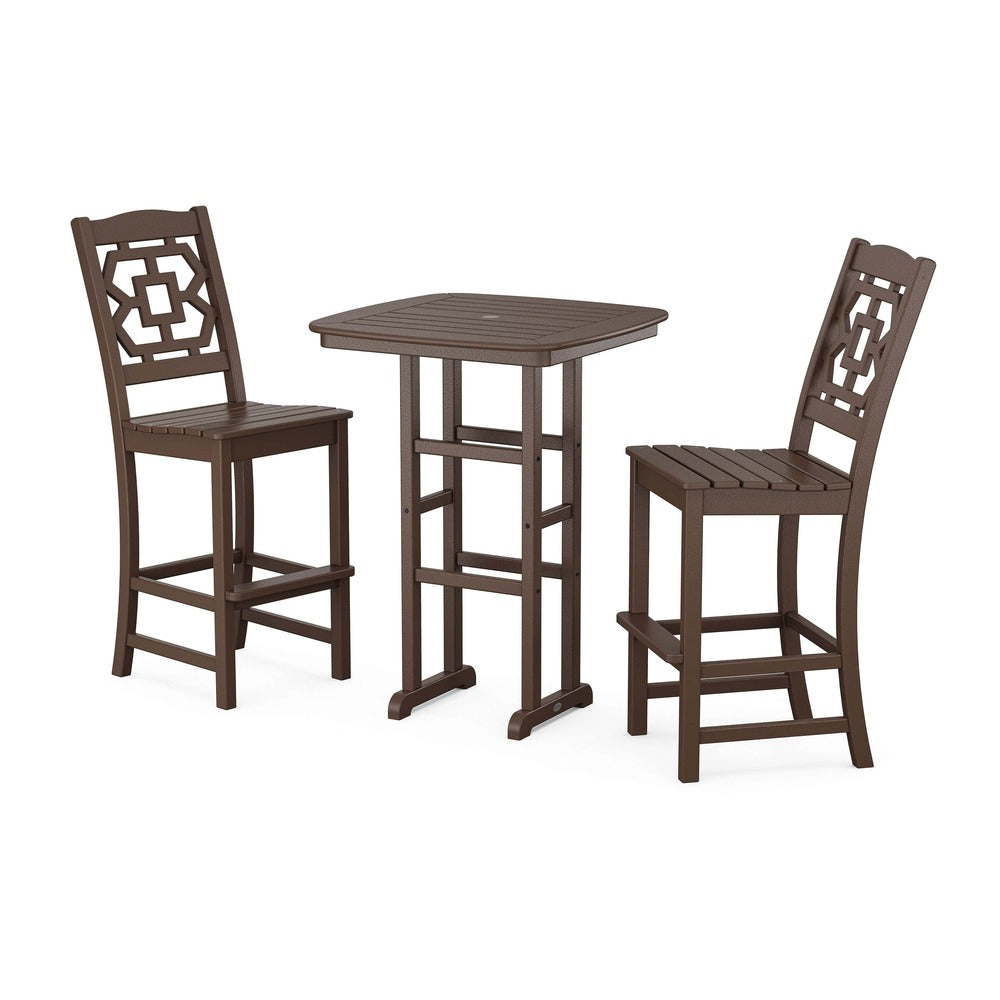 POLYWOOD® Chinoiserie 3-Piece Bar Set - PWS1619-1 Dining Set POLYWOOD®