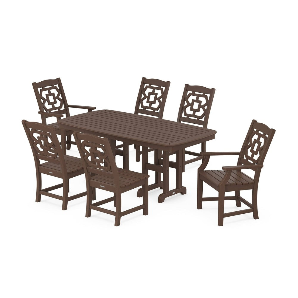 POLYWOOD® Chinoiserie 7-Piece Dining Set - PWS1564-1 Dining Set POLYWOOD®