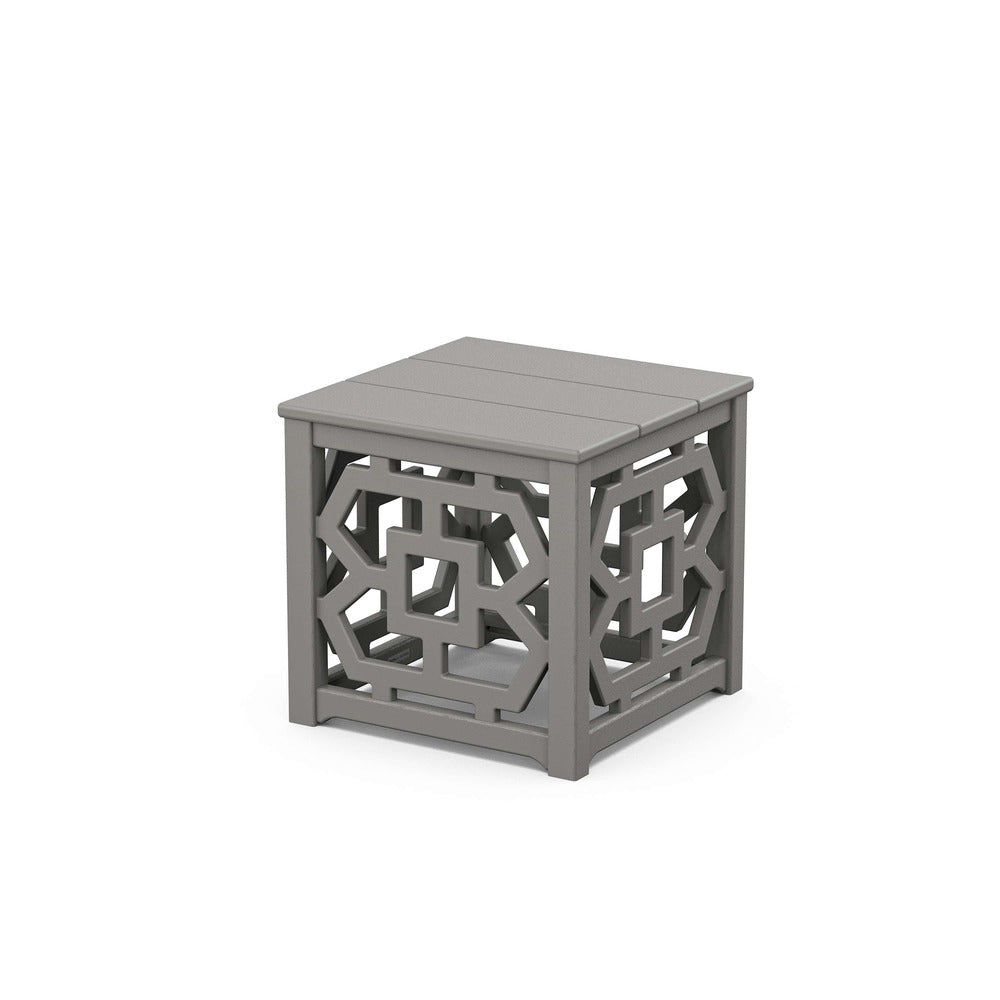 POLYWOOD® Chinoiserie Accent Table - MSCT4P191 End Table POLYWOOD®