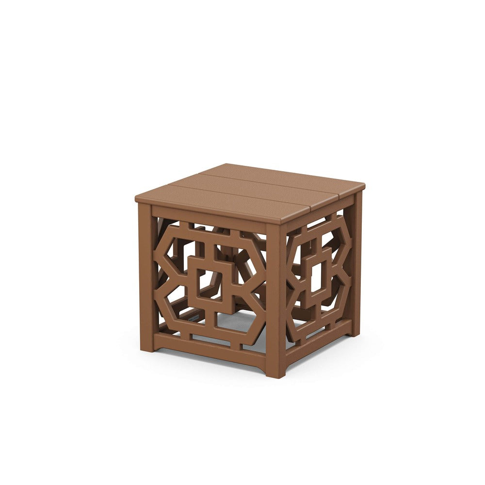 POLYWOOD® Chinoiserie Accent Table - MSCT4P191 End Table POLYWOOD®