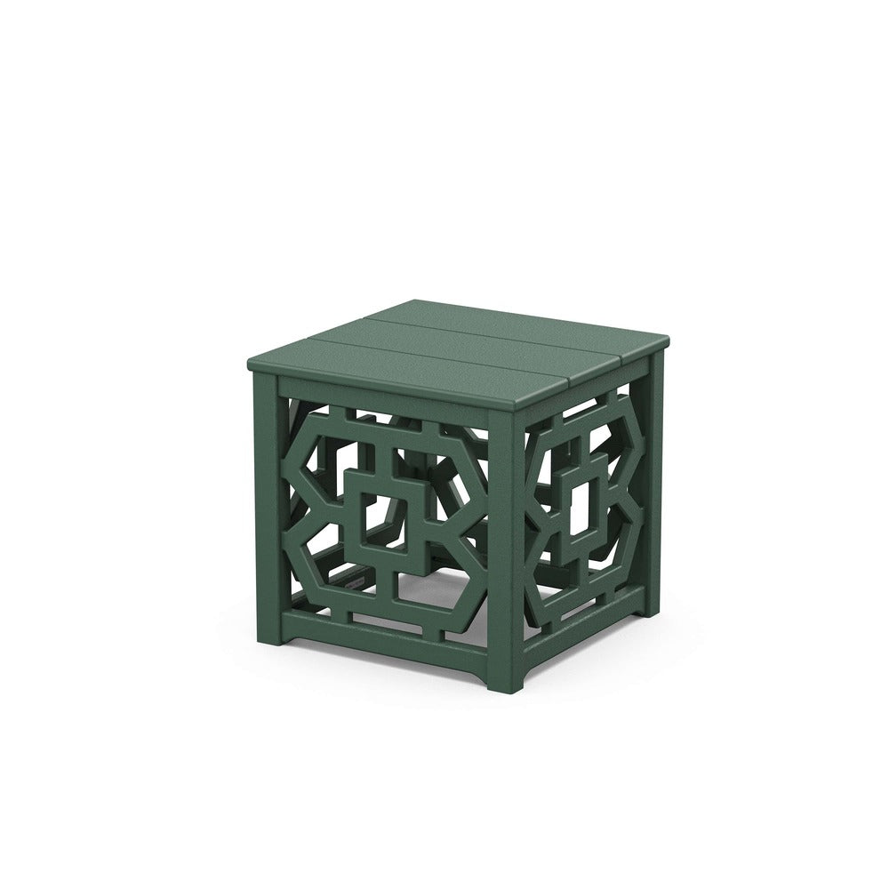 POLYWOOD® Chinoiserie Accent Table - MSCT4P191 End Table POLYWOOD®