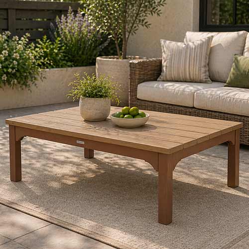 POLYWOOD® Chinoiserie Coffee Table - Select Accents - MSCTA3347