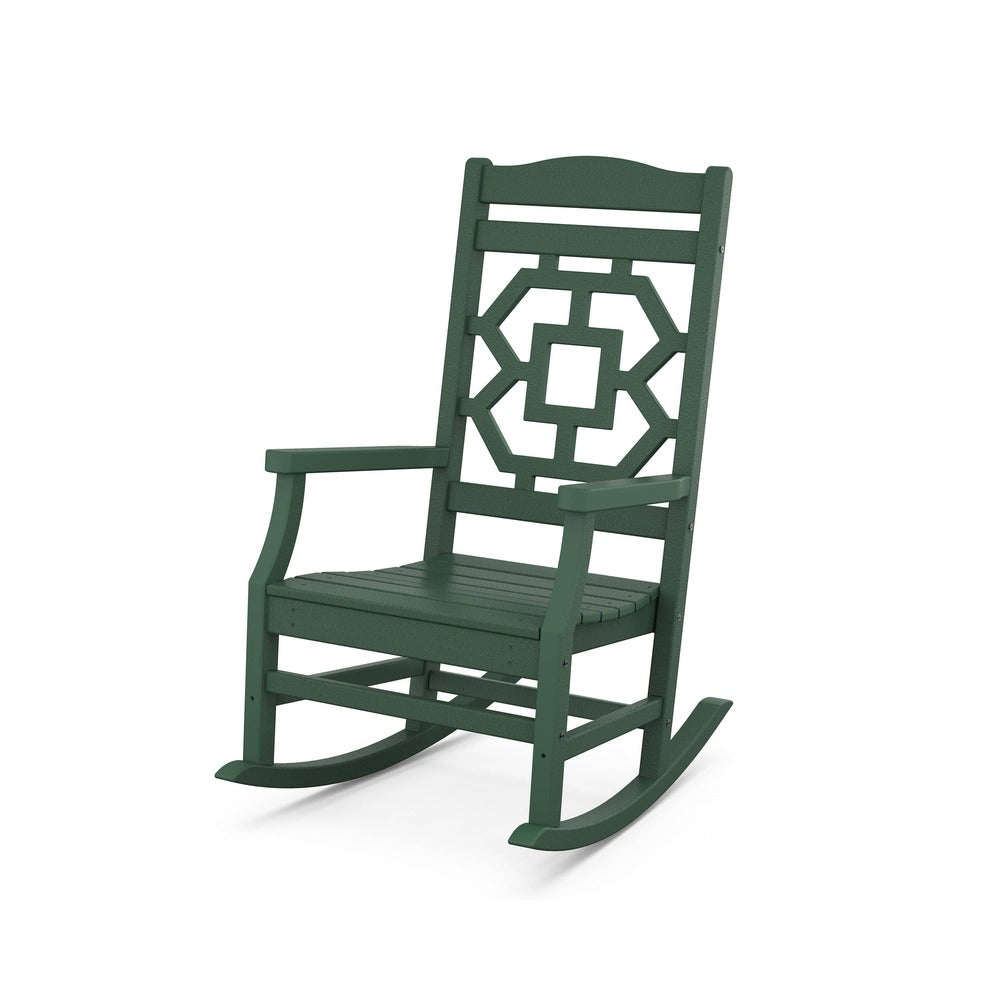 POLYWOOD® Chinoiserie Rocking Chair - MSRK195 Rocking Chair POLYWOOD®