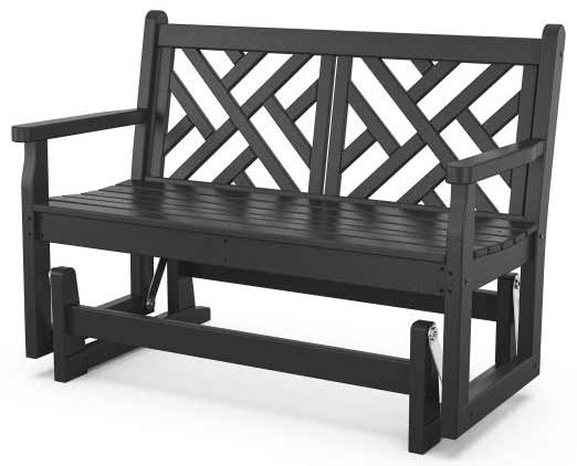 POLYWOOD® Chippendale 48" Glider - CDG48 Glider POLYWOOD®
