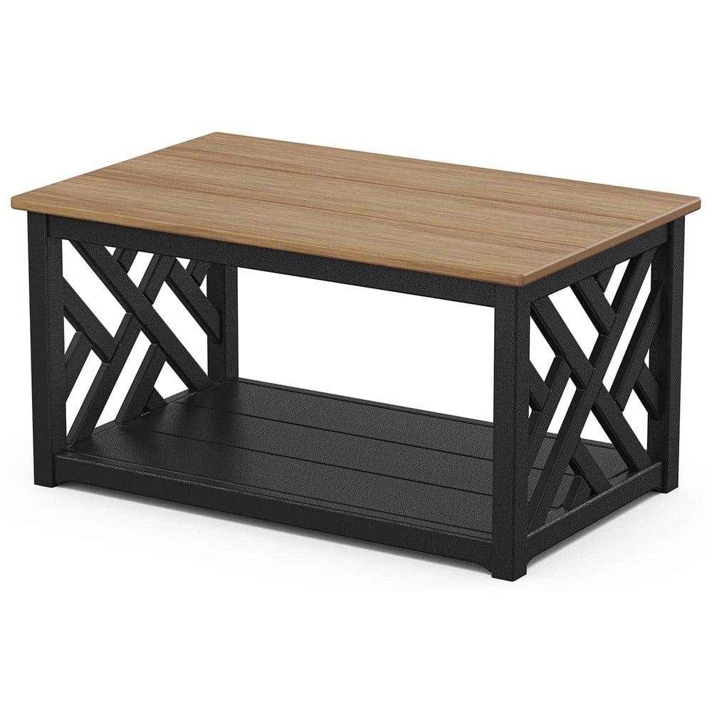 POLYWOOD® Chippendale Coffee Table - Select Accents - CT2P23362 Outdoor Coffee Table POLYWOOD®