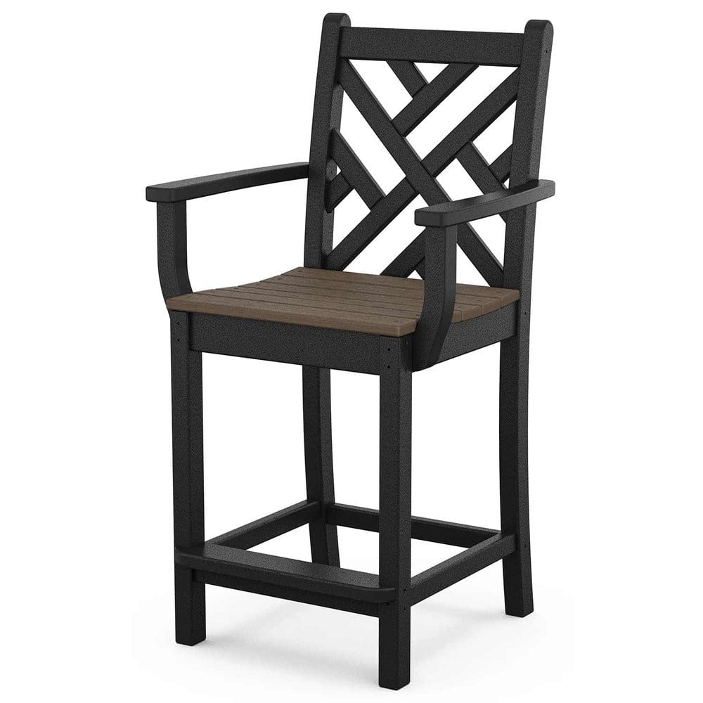 POLYWOOD® Chippendale Counter Arm Chair - Select Accents - CDD201 Chair polky