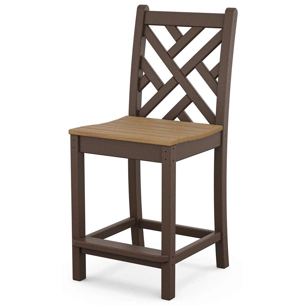POLYWOOD® Chippendale Counter Side Chair - Select Accents - CDD101 Chair POLYWOOD®