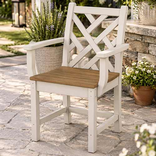 POLYWOOD® Chippendale Dining Arm Chair - Select Accents - CDD200