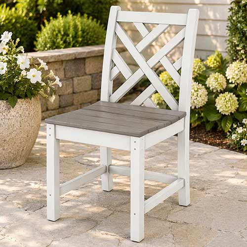 POLYWOOD® Chippendale Dining Side Chair - Select Accents - CDD100