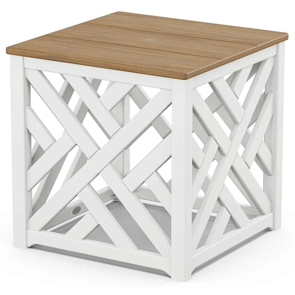 POLYWOOD® Chippendale Umbrella Stand Accent Table - Select Accents - CT4P232U End Table POLYWOOD®