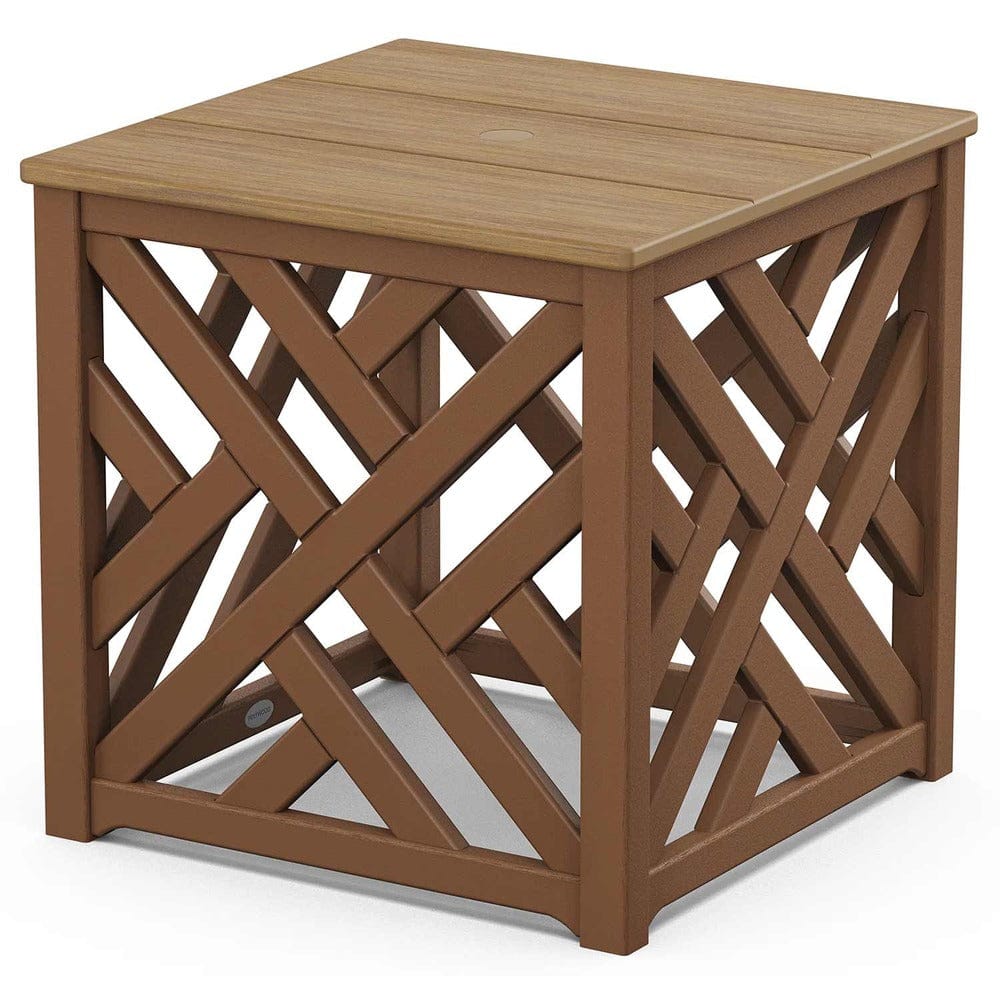 POLYWOOD® Chippendale Umbrella Stand Accent Table - Select Accents - CT4P232U End Table POLYWOOD®