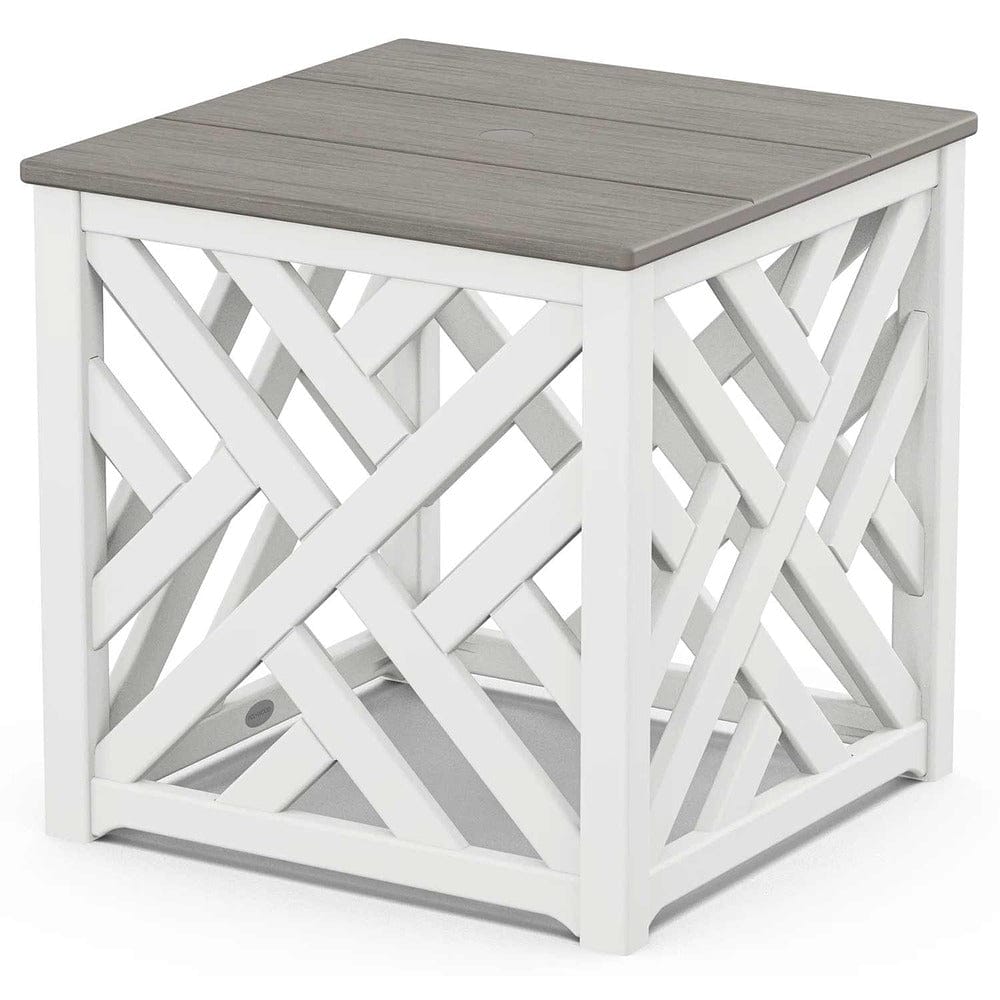 POLYWOOD® Chippendale Umbrella Stand Accent Table - Select Accents - CT4P232U End Table POLYWOOD®