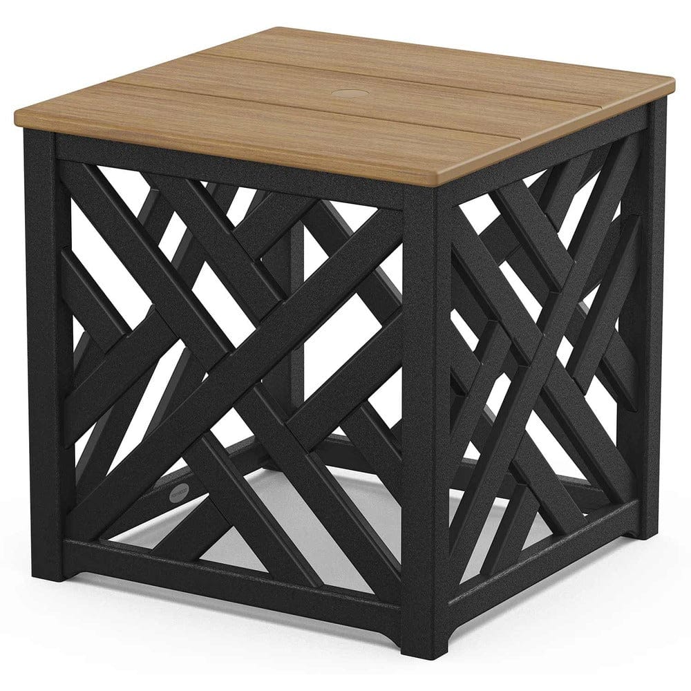 POLYWOOD® Chippendale Umbrella Stand Accent Table - Select Accents - CT4P232U End Table POLYWOOD®