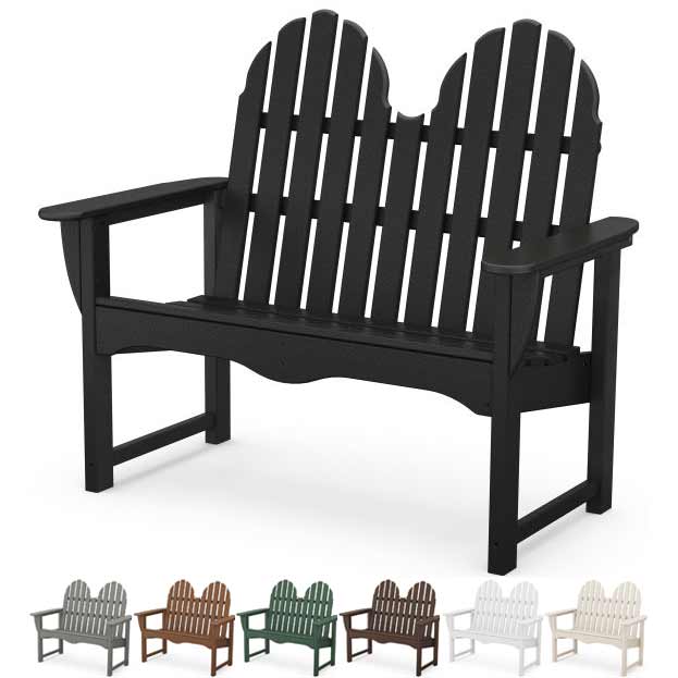 POLYWOOD® Classic Adirondack 48" Bench - ADBN-1 Benches POLYWOOD®