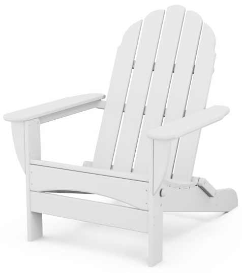 POLYWOOD® Classic Oversized Folding Adirondack Chair - AD7030 Adirondack Chair POLYWOOD®