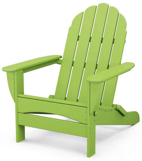 POLYWOOD® Classic Oversized Folding Adirondack Chair - AD7030 Adirondack Chair POLYWOOD®